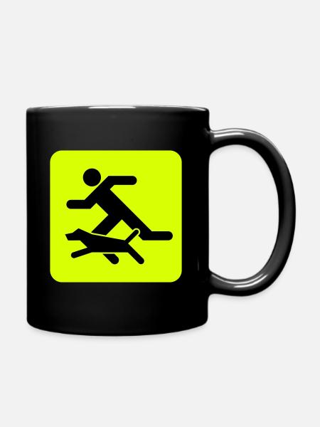 Hundesport 7 - Tasse einfarbig - Schwarz
