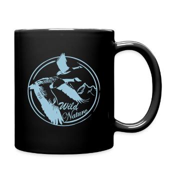 Nature Wild - Tasse einfarbig - Schwarz - Rechts