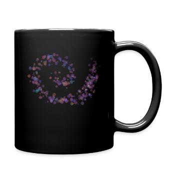 SWIRL blah blah - Tasse einfarbig - Schwarz - Rechts