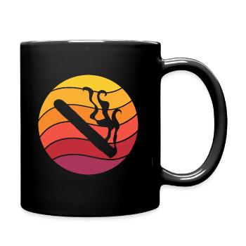 Cigar Retro Style Vintage - Full Colour Mug - black - Right