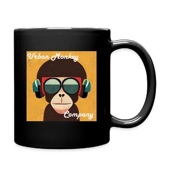 Urban Monkey Company - Full Colour Mug - black - Right