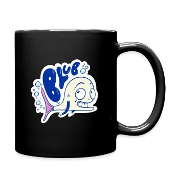 Blub Shirt - Tasse einfarbig - Schwarz - Rechts