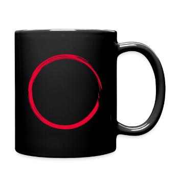 Circle Geometry Sketch - Full Colour Mug - black - Right