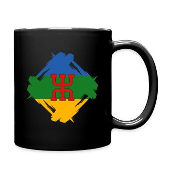 Amazigh Drapeau | Imazighen Berbères Maghreb - Mug uni - noir - Droite