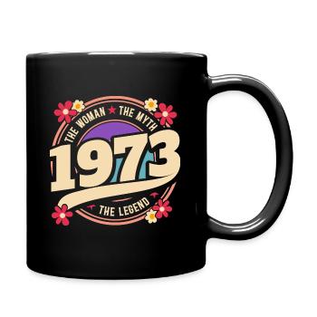 Femme 1973 La Légende 50 Ans Anniversaire - Mug uni - noir - Droite