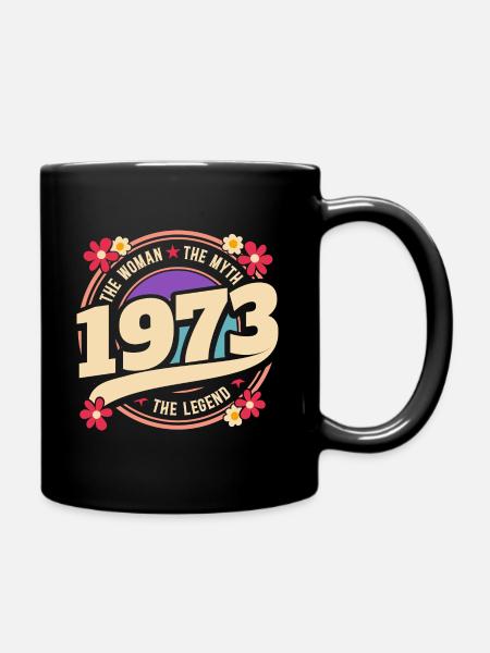Femme 1973 La Légende 50 Ans Anniversaire - Mug uni - noir
