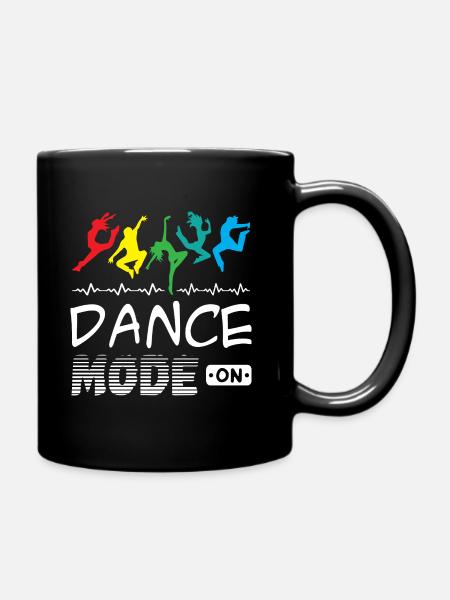 Dance Mode On - Tasse einfarbig - Schwarz