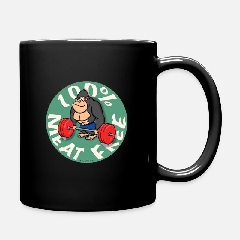 100% sans viande - Mug uni - noir