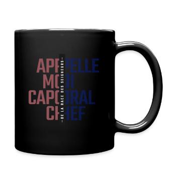 APPELLE MOI CAPORAL-CHEF - Mug uni - noir - Droite