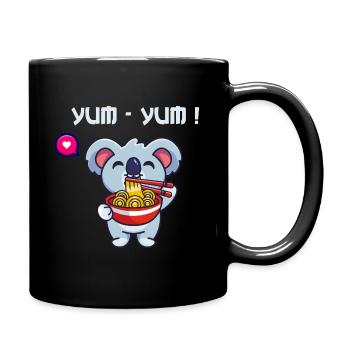 Instant Noodles China Koala Ramen Pasta Spaghetti - Full Colour Mug - black - Right