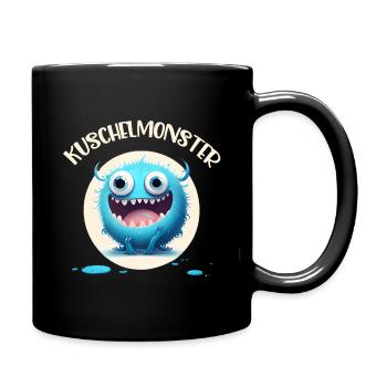CUDDLY MONSTER - Full Colour Mug - black - Right
