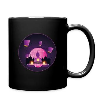 Thailand - Tasse einfarbig - Schwarz - Rechts