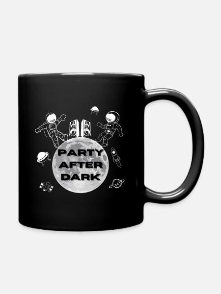 PARTY AFTER DARK - Full Colour Mug - black