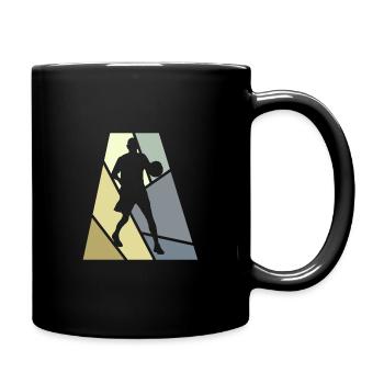 BBall Basketball Hooping - Full Colour Mug - black - Right