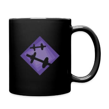Deadlift Kraftsport Weightlifting - Tasse einfarbig - Schwarz - Rechts