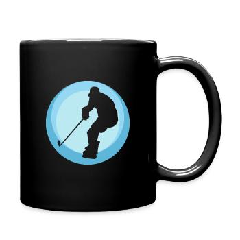 Bodycheck Eishockey - Full Colour Mug - black - Right