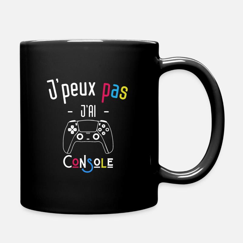 J'peux pas j'ai Console - Mug uni - noir