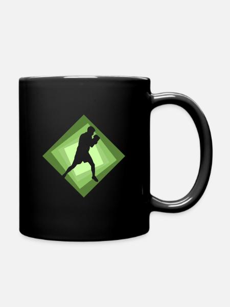 Boxer Jab - Tasse einfarbig - Schwarz