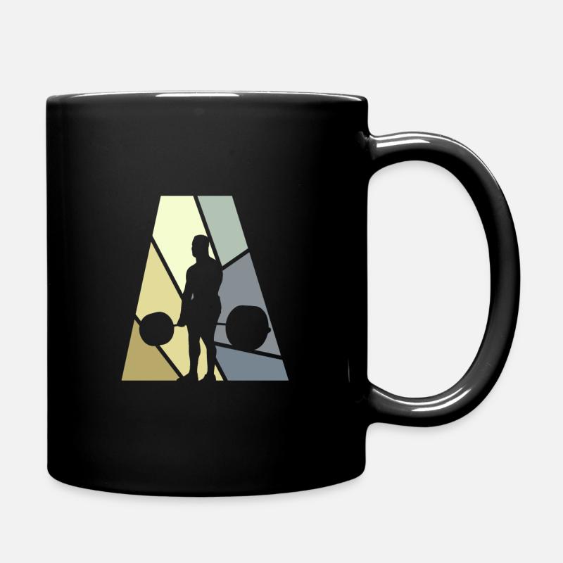 Kraftsport Weightlifting Gym - Tasse einfarbig - Schwarz