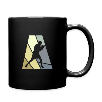 Boxe Boxe Gants de Boxe - Mug uni - noir - Droite
