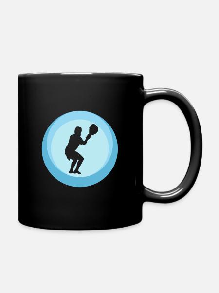 Lacrosse Intercrosse field - Tasse einfarbig - Schwarz