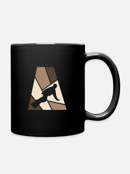 Snowboarder Snowboard Wintersport - Tasse einfarbig - Schwarz