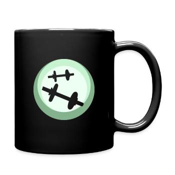 Weightlifting Bodybuilding - Tasse einfarbig - Schwarz - Rechts