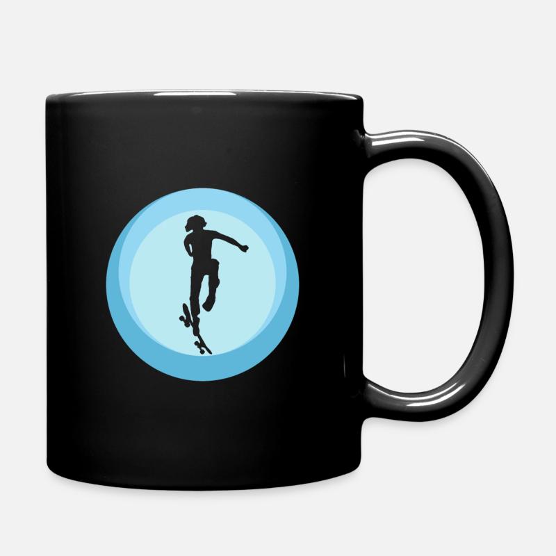 Skateboard Skateboarder Skateboarding - Full Colour Mug - black