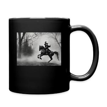 Headless horseman - Tasse einfarbig - Schwarz - Rechts