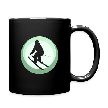 Ski Freeride - Tasse einfarbig - Schwarz - Rechts