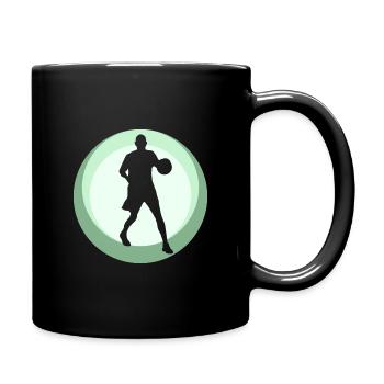 Basket-ball Basket-ball Hoop - Mug uni - noir - Droite