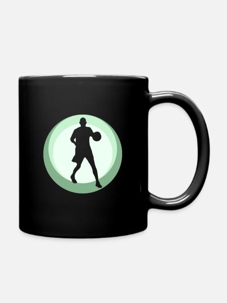 Basketball Basketballer Hoop - Full Colour Mug - black