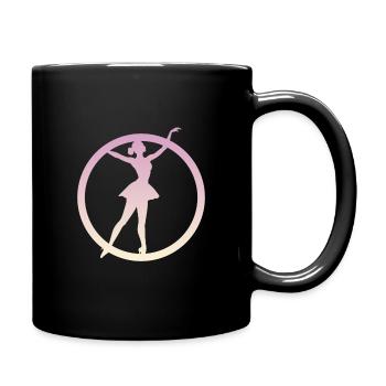 Ballerine, Danseuse de ballet, Danseuse de ballet - Mug uni - noir - Droite