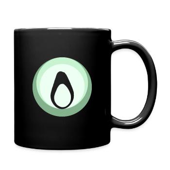 Vegan Breakfast Avocado - Full Colour Mug - black - Right