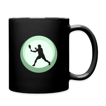 Raquette de squash Joueur de squash Joueur de squash - Mug uni - noir - Droite