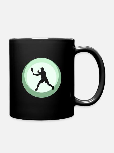 Squash Racket Squash Squash Player - Full Colour Mug - black