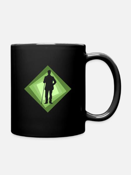 Billard Billardspielerin Billardkugel - Tasse einfarbig - Schwarz