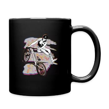 VTT vélo vélo BMX - Mug uni - noir - Droite