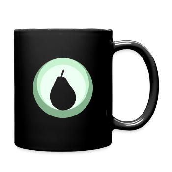 Vegan Breakfast Foodie - Full Colour Mug - black - Right