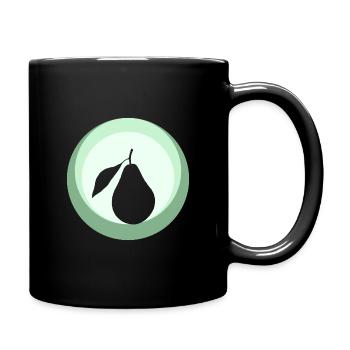 Vegan Toast Avocado Toast - Full Colour Mug - black - Right