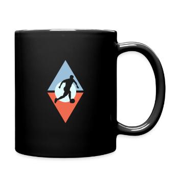 Beach Soccer Beach Soccer Ballon de plage - Mug uni - noir - Droite