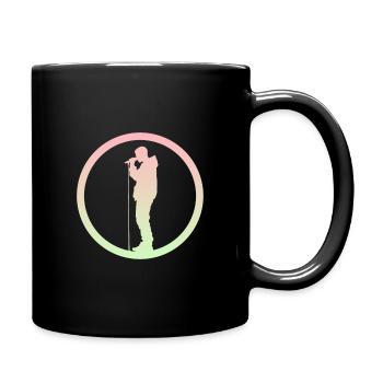 Beatboxer Beatbox DJ - Tasse einfarbig - Schwarz - Rechts
