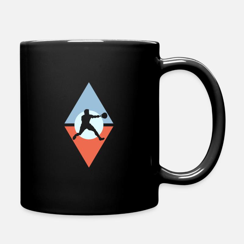 Raquettes Joueurs de squash Joueurs de squash - Mug uni - noir