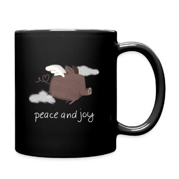 Ottilie for Peace - Full Colour Mug - black - Right