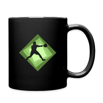 Raquette Squash Joueur de squash - Mug uni - noir - Droite