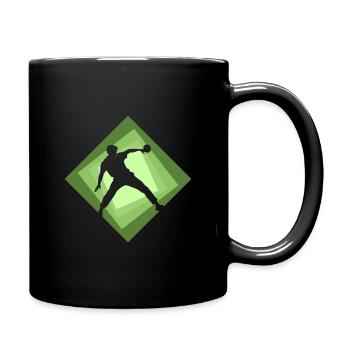 Table tennis, table tennis ball, table tennis - Full Colour Mug - black - Right
