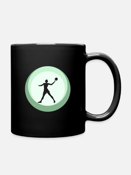 Beachtennis Strandtennis Tennis de plage - Mug uni - noir