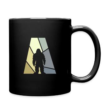 Bigfoot Yeti Big foot - Full Colour Mug - black - Right
