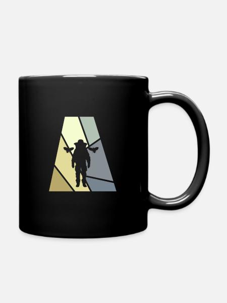 Imker Imker Wabe - Tasse einfarbig - Schwarz