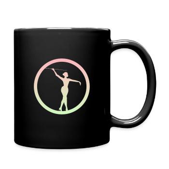 Bâton de danse Twirling Twirling - Mug uni - noir - Droite